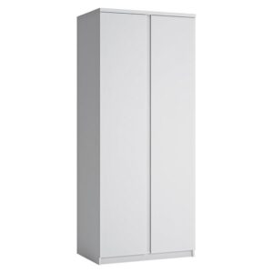 Felton Wooden Wardrobe With 2 Doors In White